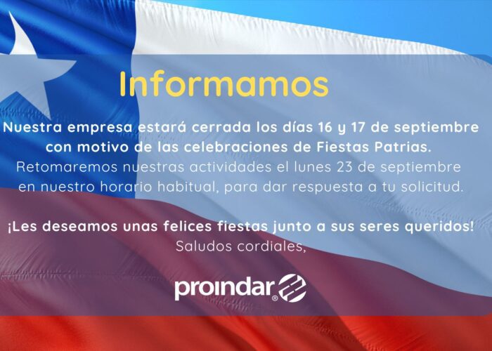 Información Fiestas Patrias